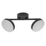 Ledvance LED Decor Faretti Moon Acciaio Nero 10W 560lm - 830 Luce Calda - 