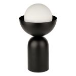 Ledvance Decor Bowl Lampada Da Tavolo Nero | 200mm - Adatto per E14