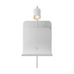 Nordlux Luce Da Parete Roomi Metallo Bianca | IP20 - Adatto per 1x GU10 - con USB