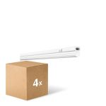 Confezione Multipack 4x Ledvance Reglette LED Linear Compatto Interruttore 14W 1400lm - 830 Luce Calda | 120cm