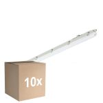 Confezione Multipack 10x Philips Stagna LED Ledinaire WT065C 30/53W 4100/6800lm - 840 Bianco Freddo | 150cm - Cablaggio Entra/Esci