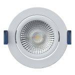 EcoDim Incasso Faretti Bianca 6W 450lm 60D 827- 860 Regolabile Bianca | RGB - 85mm - Ritaglio 75mm - IP54 - Zigbee Dimmerabile