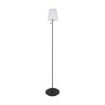 Eglo Lampada da terra Scordiano-L Solar Acciaio Nero 2W 220lm - 830-840-865 CCT | IP44 - USB-C