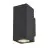 SLV Enola Up/Down Luce Da Parete Aluminium Grigio Piazza 20W 1900lm - 940 Bianco Freddo | Esterni - IP65 - Miglior Resa Cromatica
