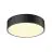 SLV Medo 30 Parete e Luce da soffitto Aluminium Nero Il Giro 12W 1200lm - 927-930-940 CCT | IP50 - Miglior Resa Cromatica - Dimmerabile 