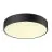 SLV Medo Pro 40 Parete e Luce da soffitto Aluminium Nero Il Giro 19W 2500lm - 930-940 CCT | IP50 - Miglior Resa Cromatica - Dali Dimmerabile 