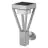 Ledvance LED Luce Da Parete Esterni Endura Stile Acciaio Inossidabile 6W 550lm - 830 Luce Calda -  | IP44 - Sensore di Movimento e Luce