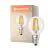 Ledvance Classic LED E14 Pera Filamento Chiara 4.2W 470lm - 927 Bianco Molto Caldo | Miglior resa cromatica - Dimmerabile - Sostitua 40W