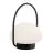 Nordlux Lampada Da Tavolo Sponge Batteria Nero 4.8W 300lm - 827 Bianco Molto Caldo | A 3 Livelli Dimmerabile