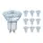 Confezione Multipack 10x Ledvance Performance Faretti LED Riflettore GU10 PAR16 4.5W 350lm 36D - 940 Bianco Freddo | Miglior resa cromatica - Dimmerabile - Sostitua 50W