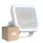 Confezione Multipack 4x Ledvance Proiettore LED Aluminium Bianca 17W 2400lm 100D - 840 Bianco Freddo | IP66 - Simmetrico