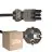 Confezione Multipack 25x Noxion GST-Compatibile Cavo di alimentazione - Femmina + Schuko Europlug - Nero 1.5m - 3 pole 0.75mm2