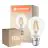 Confezione Multipack 10x Ledvance Classic LED B22 Pera Filamento Chiara 3.4W 470lm - 827 Bianco Molto Caldo | Sostitutiva 40W