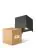 Confezione Multipack 4x D'Lite Luce Da Parete Elingen Aluminium Nero Up & Down 4.9W 480lm - 830 Luce Calda -  | IP65 - Sensore Di Luce