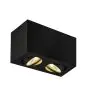 SLV Triledo Doppio Luce da soffitto Aluminium Nero 14W 1300lm 38D - 830 Luce Calda - 