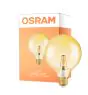 Osram Vintage 1906 LED E27 Globe Filamento Oro 125mm 2.8W 200lm - 824 Bianco Molto Caldo | Sostitutiva 25W