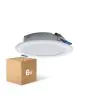 Confezione Multipack 6x Confezione Multipack 6x Downlight LED Pan 12W 960lm 840 Bianco Freddo | 121mm - Ritaglio 100mm
