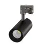 Noxion Luce A Binario LED 3 Fasi Ecowhite Aluminium Nero 30W 3210lm 36D - 840 Bianco Freddo | UGR <19