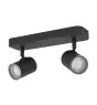 Eglo Luce da soffitto Consuma 1 Acciaio Nero | IP44 - Adatto per 2x GU10 