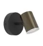 Eglo Luce Da Parete Consuma 1 Acciaio Bronzo Nero | IP44 - Adatto per 1x GU10