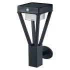 Ledvance LED Luce Da Parete Esterni Endura Stile Nero 6W 550lm - 830 Luce Calda -  | IP44 - Sensore di Movimento e Luce