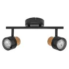 Ledvance LED Decor Faretti Cork Acciaio Nero 6W 460lm - 827 Bianco Molto Caldo | Dimmerabile