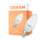 Osram Classic LED E14 Candela Ghiaccio 7.5W 806lm - 827 Bianco Molto Caldo | Sostitutiva 60W
