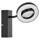 Ledvance LED Decor Faretti Saturn Plastica Nero 11W 215lm - 830-842-865 CCT
