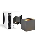 D'Lite Luce Da Parete Nova Nero Up & Down 4.9W 480lm - 830 Luce Calda -  | IP54 - Angolo del fascio regolabile