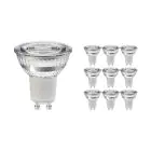 Confezione Multipack 10x Noxion Lucent Faretti LED GU10 PAR16 4.8W 450lm 36D - 840 Bianco Freddo | Sostitua 65W