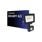 Noxion Proiettore LED Beamy G3.1 Nero 20W 2200lm 100D - 830 Luce Calda -  | IP44 - Sensore di Movimento e Luce - Simmetrico 