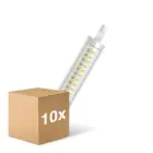 Confezione Multipack 10x Osram Slim Line LED R7s 118mm 12W 1521lm - 827 Bianco Molto Caldo | Sostitua 100W
