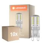 Confezione Multipack 10x Ledvance Performance LED Capsule Chiara G9 2.6W 320lm - 827 Bianco Molto Caldo | Sostitutiva 30W