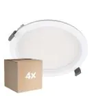 Confezione Multipack 4x Ledvance Downlight LED Comfort Opale Bianca 30W/25W/20W 3600lm/3000lm/2400lm 100D - 930-940 CCT | Ritaglio 200mm - IP44 - Miglior Resa Cromatica