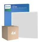 Confezione Multipack 4x Philips Pannello A LED CoreLine RC132V 22/31W 2900-4300lm - 830-835-840 CCT | 60x60cm - UGR 