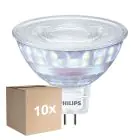 Confezione Multipack 10x Philips Master LED Faretti GU5.3 MR16 7.5W 621lm 36D - 922-927 Dim To Warm | Miglior Resa Cromatica - Dimmerabile - Sostitutiva 50W