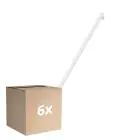 Confezione Multipack 6x Osram LEDinestra HD Lighting S14s 9.9W 1055lm - 927 Bianco Molto Caldo | Miglior Resa Cromatica - Dimmerabile - Sostitutiva 75W