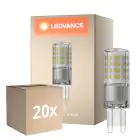 Confezione Multipack 20x Ledvance Performance LED Capsule Chiara G9 4.4W 600lm - 827 Bianco Molto Caldo | Dimmerabile - Sostitutiva 48W