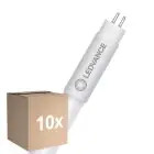 Confezione Multipack 10x Ledvance Tubo LED T5 AC Mains P Mains (AC) High Output 11W 1700lm - 865 Luce Del Giorno | 55cm - Sostitutiva 24W