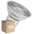 Confezione Multipack 10x Ledvance Faretti LED GU10 PAR16 3.7W 350lm 36D - 930 Luce Calda -  | Miglior Resa Cromatica - Dimmerabile - Sostitutiva 35W
