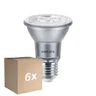 Confezione Multipack 6x Philips Master Value LED Bulbo Riflettore E27 PAR20 6W 540lm 40D - 940 Bianco Freddo | Miglior resa cromatica - Dimmerabile - Sostitutiva 50W