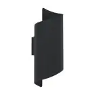Eglo Luce Da Parete Montarello Acciaio Nero Up & Down 4W 510lm - 827-840-860 CCT | IP54
