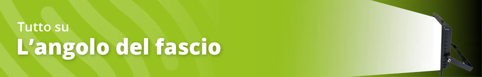 angolo del fascio di luce